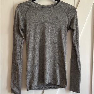 Lululemon Gray Long Sleeve Swiftly Tech